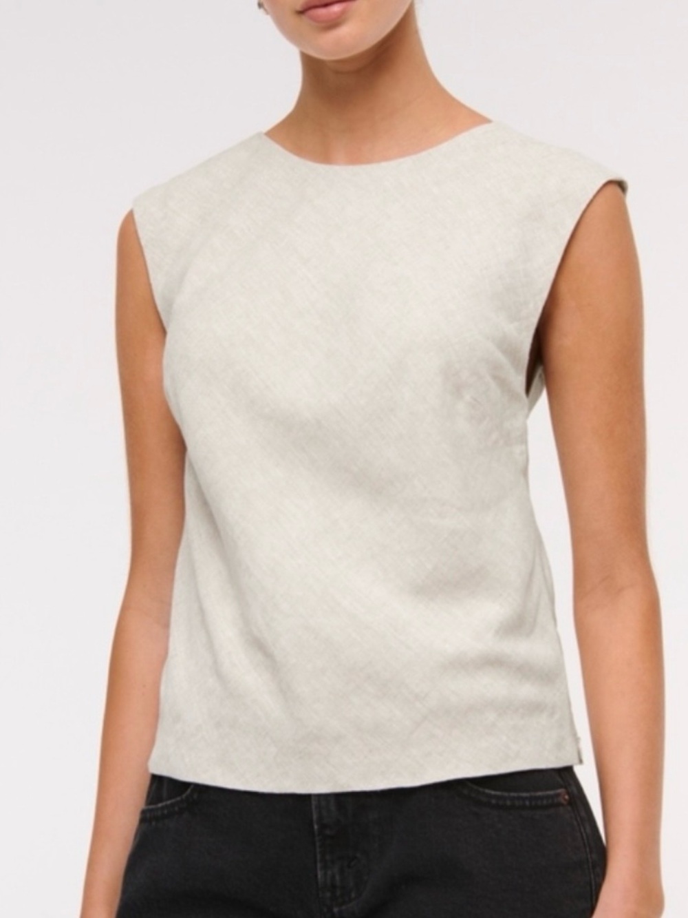 Abercrombie & Fitch Linen Blend Top
